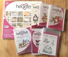 Heartfelt Creations "Farmers Market" Stamps, Dies, and Paper Lot