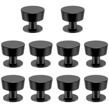Tauno 10Pack Kitchen Cabinet Knobs Single Hole Kitchen Cabinet Handles, Solid...