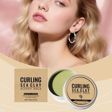  Curling Seaclay Coconut Bergamot Scent Hair Styling Clay Natural Hair Care