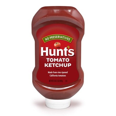 Hunt's Tomato Ketchup Squeeze Bottle, 32 oz 2 Pound (Pack of 1) 