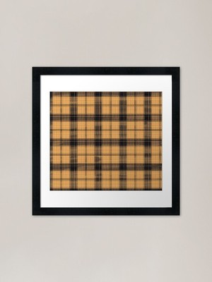 Loyal Instinct Complementary Yellow Framed Wall Art Poster Canvas Print Picture