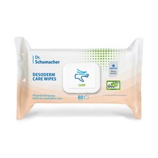 12x Dr. Schumacher Desoderm Care Wipes Feuchttücher | Packung (80 Tücher)