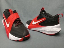 Nike Team Hustle D12 GS Sneakers University Red Boys Size 6 NEW NO BOX
