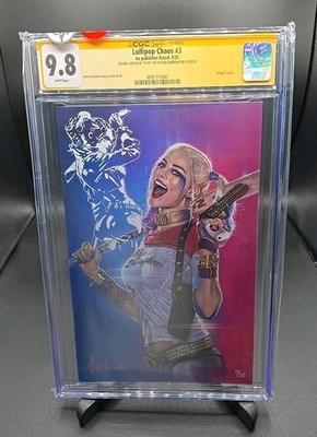 HARLEY QUINN MARGOT ROBBIE   LOLLIPOP   LEGACY #3 CGC 9.8 REMARK GARDUNO #11/25