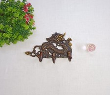 Griffin Creature Inspired Wall Coat Hook Brass Dragon Design Wall Hanger DM567
