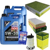 Inspektionskit Filter Liqui Moly ÖL 10L 5W-30 FüR Audi Q7 4L 4.2 Fsi Quattro Vw