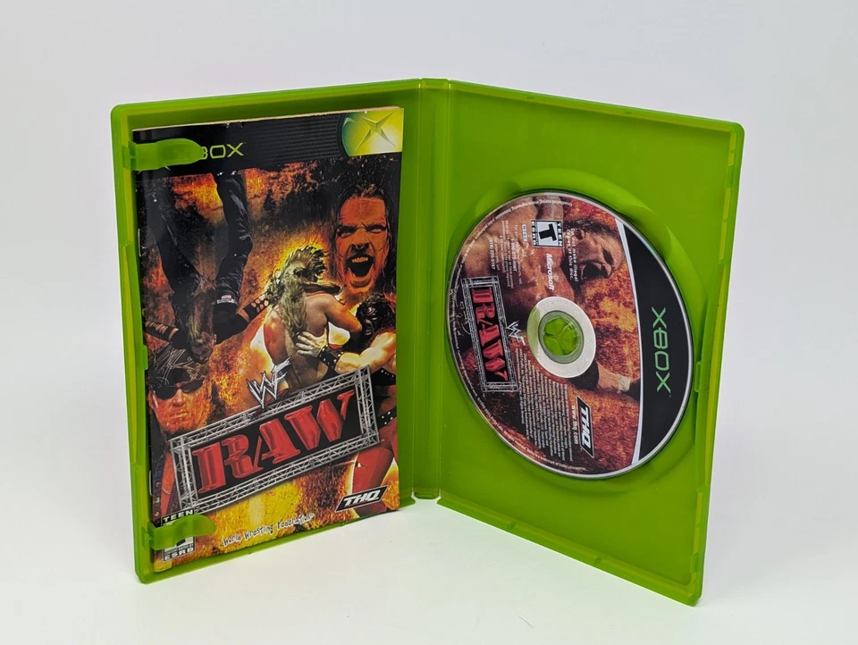 WWF Raw (Microsoft Xbox, 2002) - CIB Complete WWE - Image 3 of 3