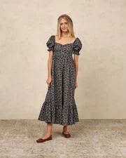 Rylee + Cru Womens XS Chloe Dress Midnight Garden Sleeveless Floral Dress