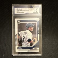 PANINI DONRUSS OPTIC ICHIRO SUZUKI #75 GEM MINT 10 CCG SEATTLE MARINERS 2024