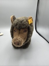 STEIFF Boar Bora Stuffed Animal. MADE IN GERMANY 9 Tags