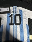 Lionel Messi Signed Argentina #10 2022-23 Home Soccer Jersey Icons