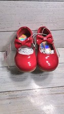 Baby Girls Patent Bow Mary Jane Flat Dress Shoes Infants/Toddlers Red Patent,...