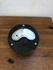 Large Vintage Industrial Factory Meter  Retro,  SteamPunk, Mancave prop