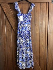 New Kenny Flowers The Napa Resort Dress With Ruffle Straps Size Medium