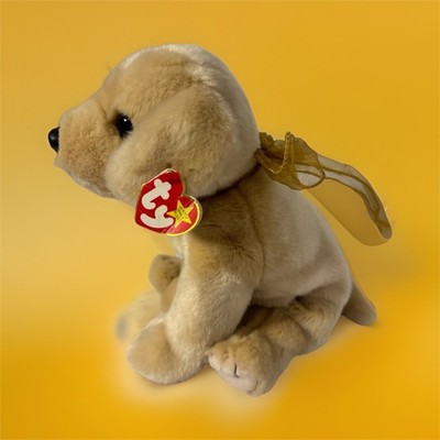 Ty Beanie Buddy Fetch Golden Retriever Dog 1998 1999 Plush w/ Tag Retired 
