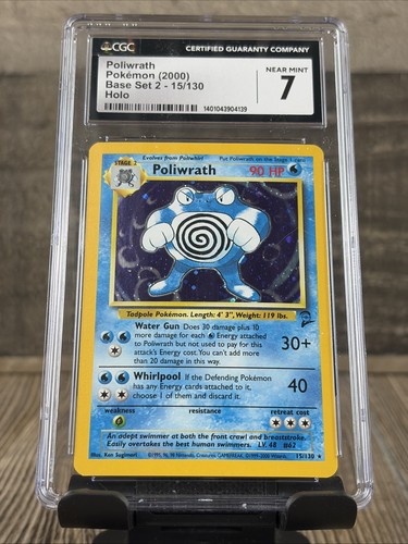 Poliwrath graded CGC 7 for sale on eBay
