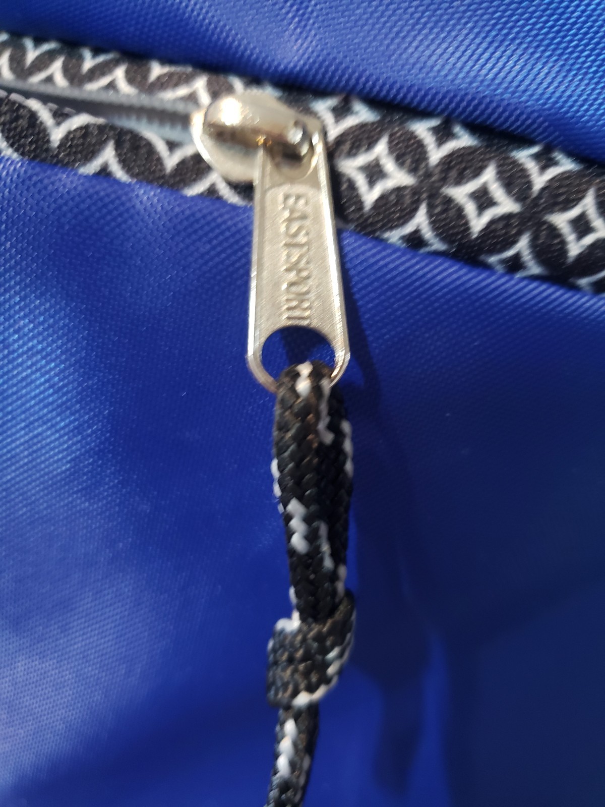 Eastsport Blue Drawstring Backpack Dual Zipper Po… - image 11