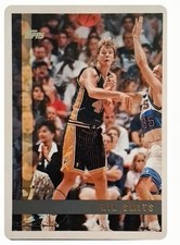 Topps 1997-98 Rik Smits #200 Indiana Pacers NBA Basketball Card