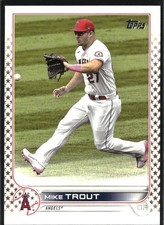 2022 Topps Baseball Factory Set Gold Star #27 Mike Trout Angels