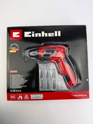 Einhell Akku-Schrauber TC-SD 3 6 Li Rot Schwarz Robust