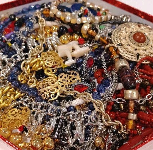 Vtg To Now Costume Jewelry Some Signed All Wearable Necklace Bracelet Earings