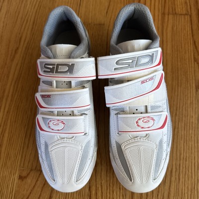 NIB! Sidi cycling shoes 43, US 9.  Nevada White/silver.