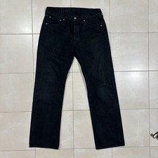 Vintage 90s Levi s 501xx Jeans Black Men s 32x32 Western Americana Button Fly
