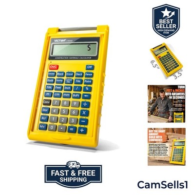 Smart Construction Materials Calculator - Metric & Imperial Units, Eco-Friendly