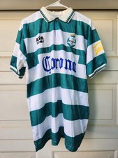Rare Vintage 90's ABA Sport Santos Laguna Team Soccer Jersey Men's Large Futbol