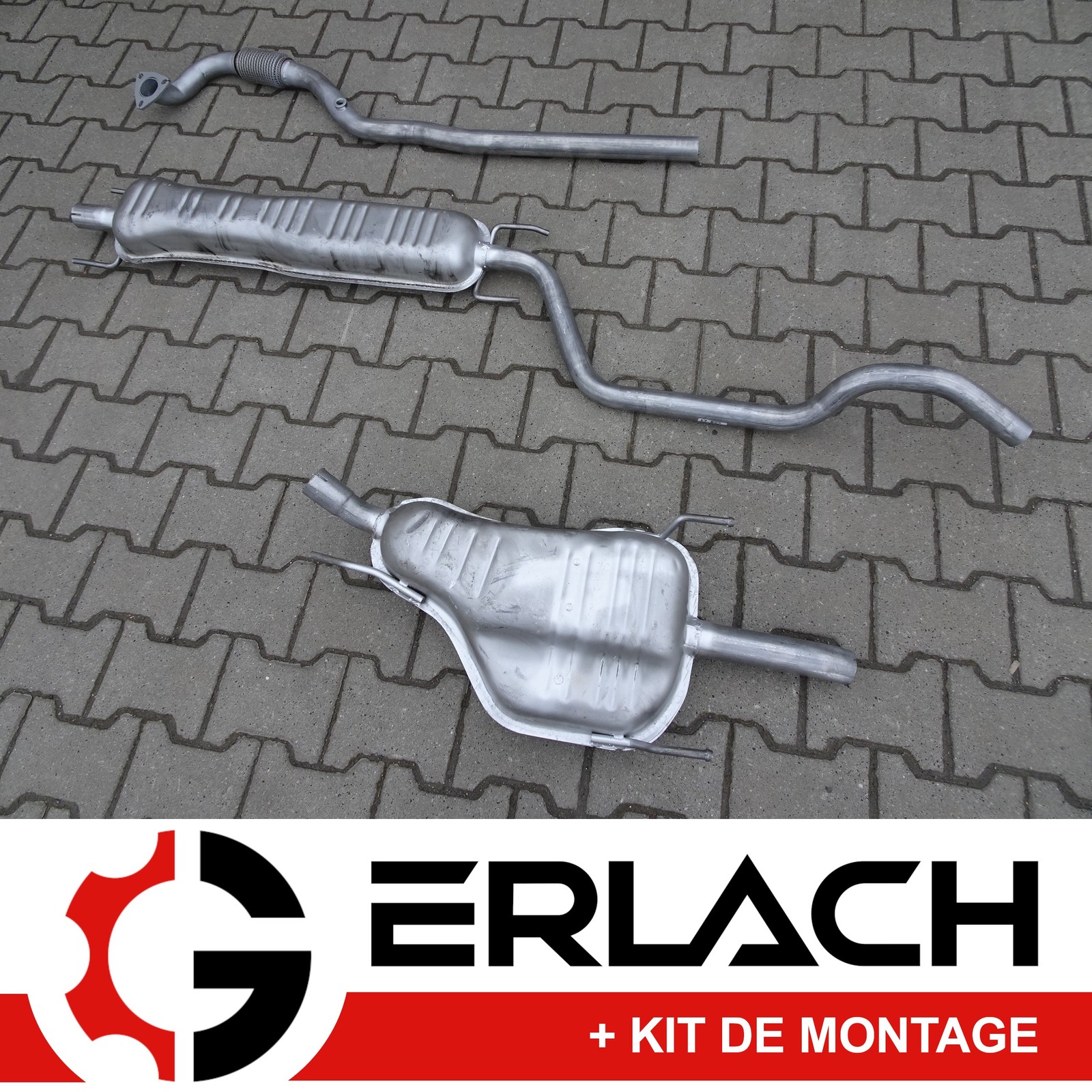 Silencieux arrière Opel Zafira A 1.8 i 16V 2003 2004 2005 pot échappement de rechange /3248