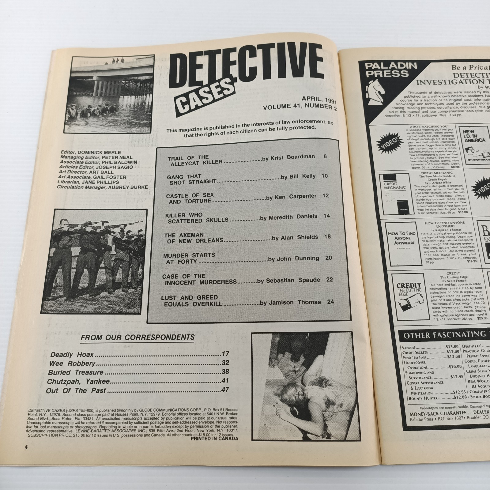 5x Detective Cases 1991 Complete True Crime Magazine Bundle Murder Sex Torture image 5