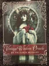 Vintage Wisdom Oracle by Victoria Moseley 52 Card deck + Guidebook Tarot Vintage