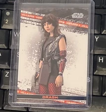 2022 TOPPS STAR WARS BOOK OF BOBA FETT DRASH C-5 HEROS & VILLAINS RARE MINT!