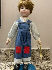 Little Boy Blue Porcelain Doll 17" Shannon Michele Limited Edition Design Debut