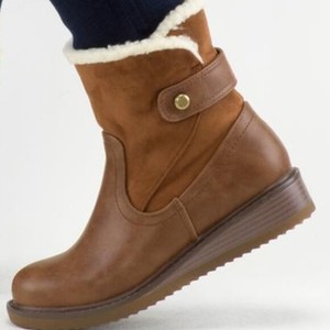 sociology women's wedge booties