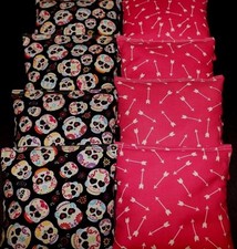 ARROW SKULL Cornhole Bean Bags 8 ACA Regulation Harley Skelton Party bags