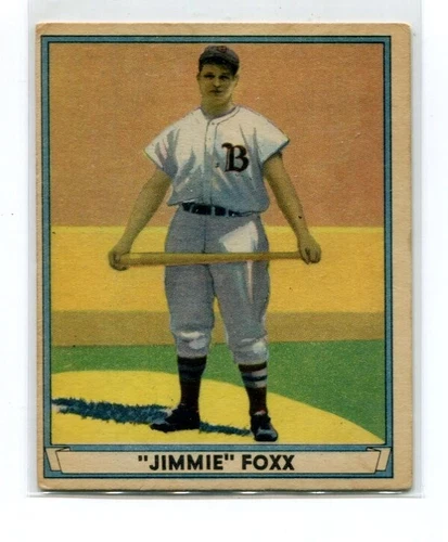 1941 Play Ball Jimmie Foxx Boston Red Sox #13 VG+