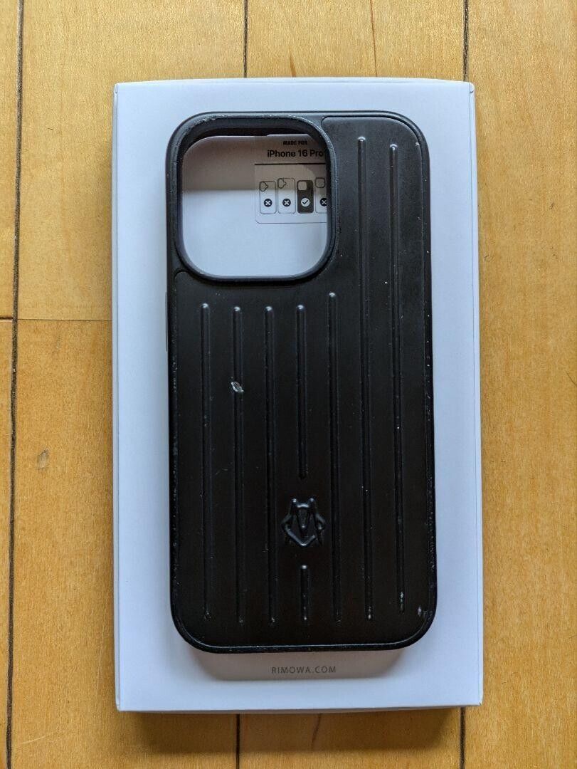 RIMOWA iPhone 15 Pro ケース マットブラック 美品 RIMOWA Black iPhone 15 Pro Case | eBay