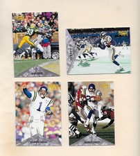 1996 Pinnacle Silver Lot Vikings Warren Moon, Robert Smith, Jake Reed, Thomas