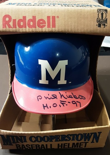 Phil Niekro Signed Mini Helmet Milwaukee Braves JSA COA - Picture 5 of 6