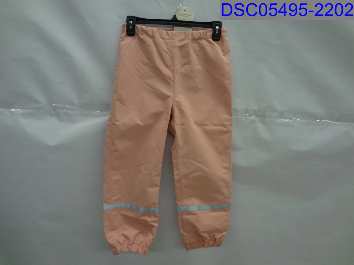 H M Girls 6X Blush Pink Snow Pants With Reflective Strip eBay