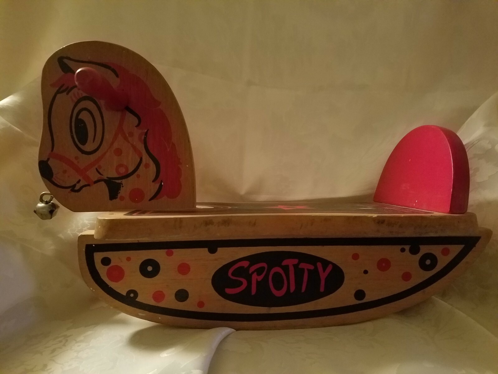 spotty rocking horse