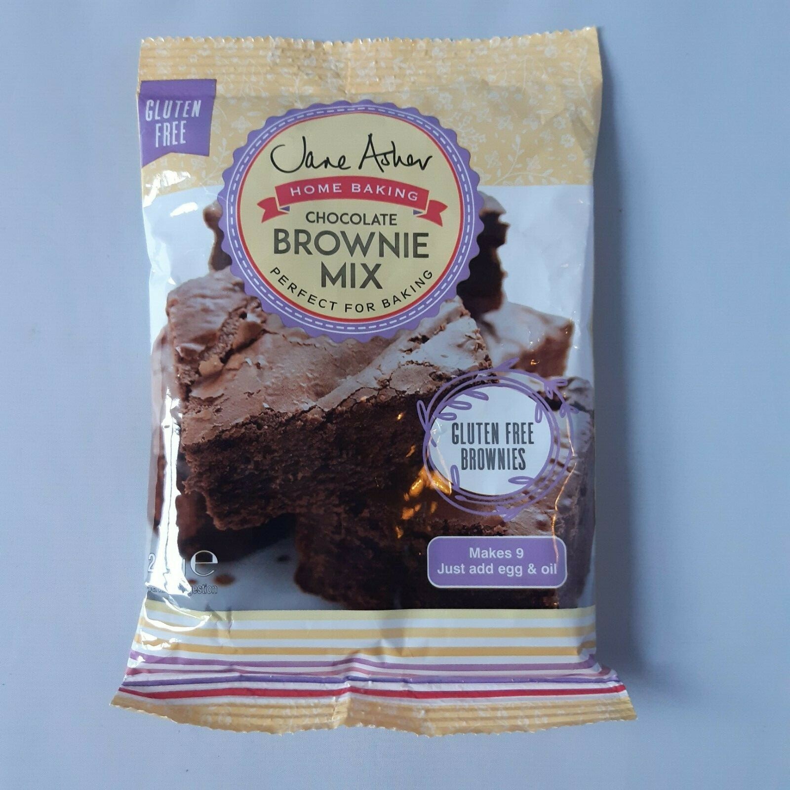 Jane Asher Chocolate Brownie Mix Gluten Free 284g x 2 BRAND NEW SHIPS