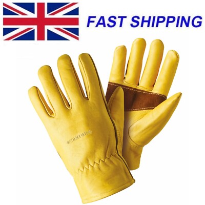 Briers Ladies Ultimate Golden Leather Gardening Gloves