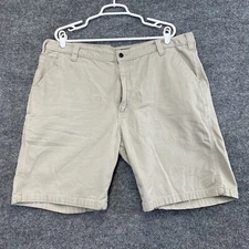 Carhartt Shorts Men’s 42 Canvas Work Carpenter  B147 Beige Original Fit