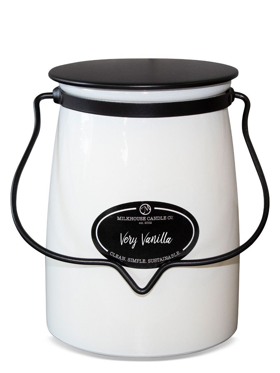 22 Ounce Butter Jar Candle - Very Vanilla
