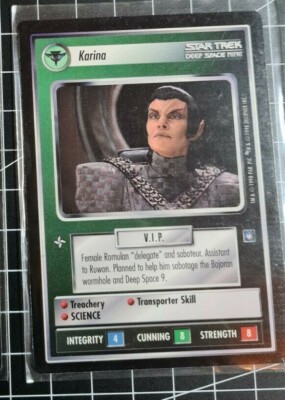 Star Trek CCG Decipher STCCG: Karina - Deep Space Nine DS9