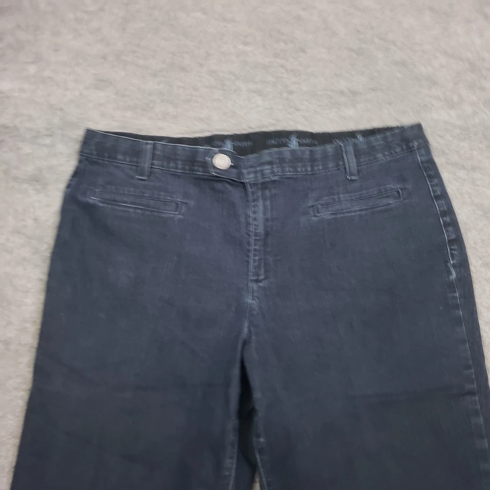 Pantalones Cortos Jaclyn Smith Mujer 14 Azul Bermudas Tiro Medio Lavado Oscuro Informales Damas Foto 3 de 4