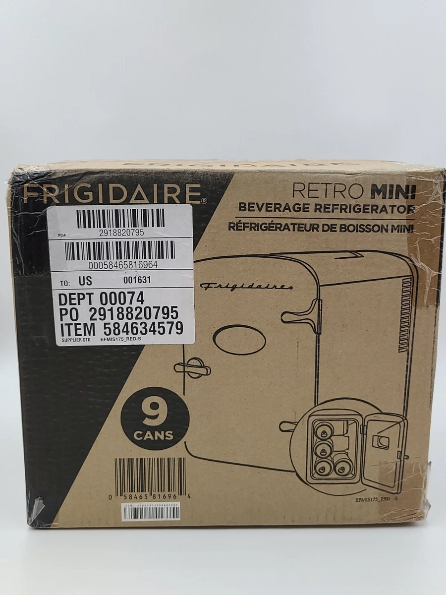 Frigidaire Portable Retro Extra Large 9-Can Capacity Mini Cooler