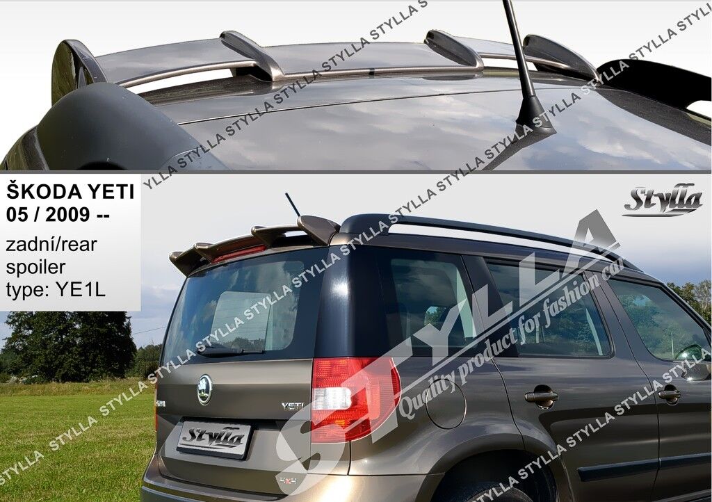 SPOILER REAR ROOF TAILGATE SKODA ROOMSTER BRAND WING ACCESSORIES